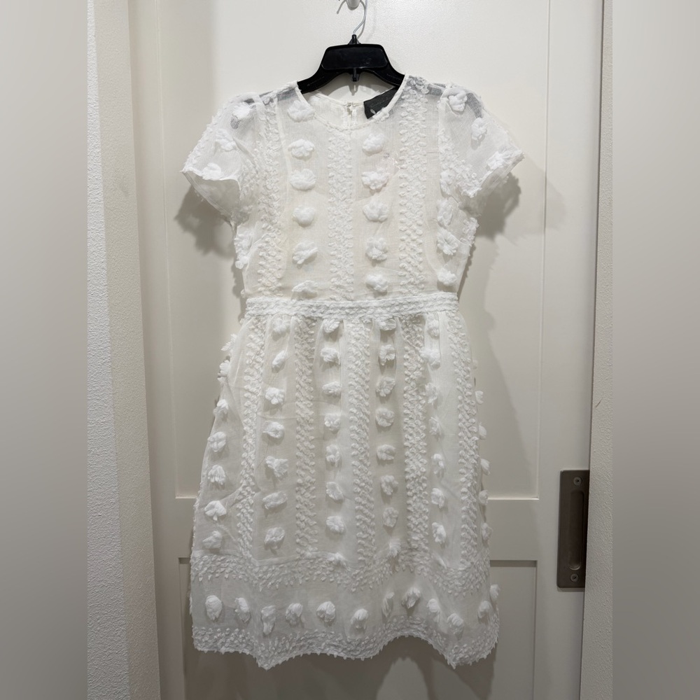 NEW ANTHROPOLOGIE Sunday in Brooklyn Doll Dress- White (size 6)
